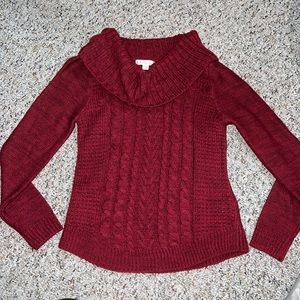 Fall Cardigan Sweater Loose Turtleneck, Knitted, Super Soft